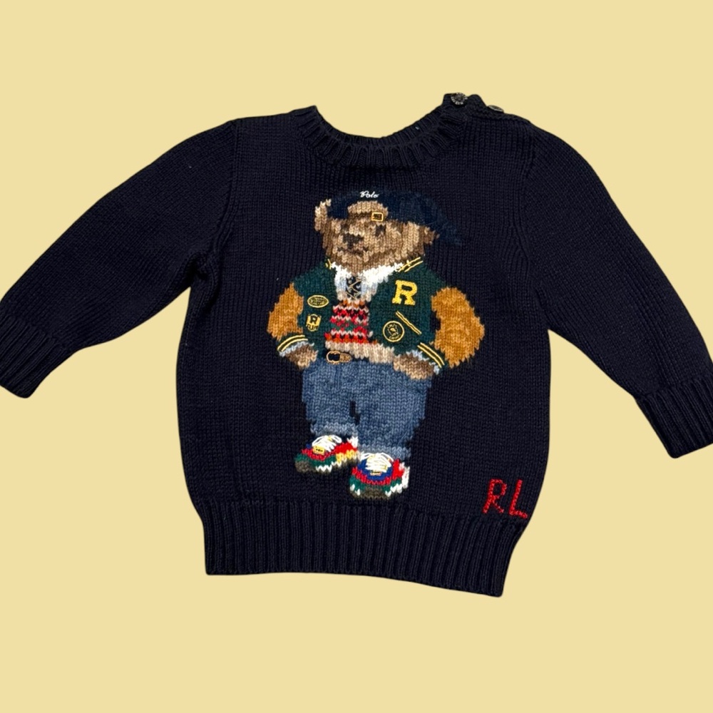 Ralph Lauren baby polo bear sweater